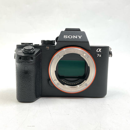 【全額返金保証】【最速発送】Sony デジタル一眼 α7II ボディ ブラック ILCE-7M2 美品 動作確認済