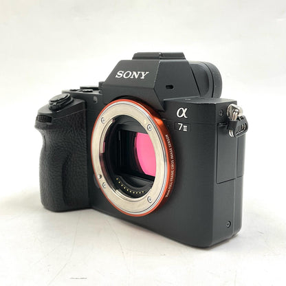【全額返金保証】【最速発送】Sony デジタル一眼 α7II ボディ ブラック ILCE-7M2 美品 動作確認済