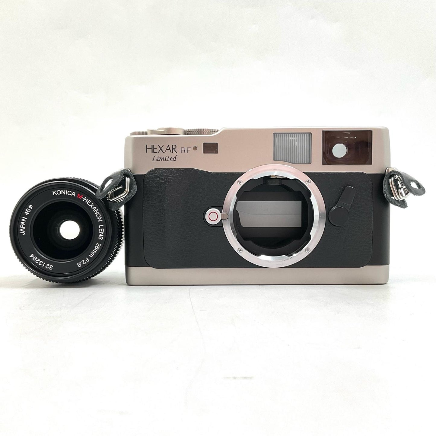 【全額返金保証】【最速発送】 KONICA HEXAR RF Limited KONICA M-HEXANON 28/2.8 美品 動作確認済