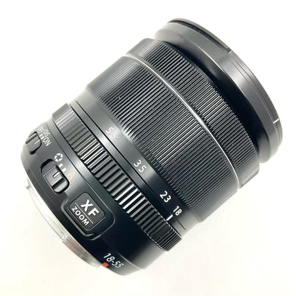 【全額返金保証】【最速発送】FUJIFILM XF18-55mmF2.8-4 R LM OIS 美品 動作確認済