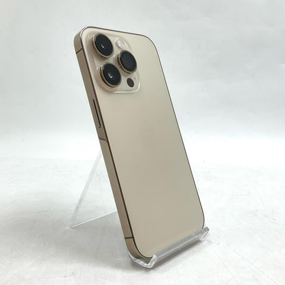 【全額返金保証】【最速発送】Apple iPhone iPhone 14 Pro 128GB ゴールド SIMフリー 白ロム 動作確認済 77%
