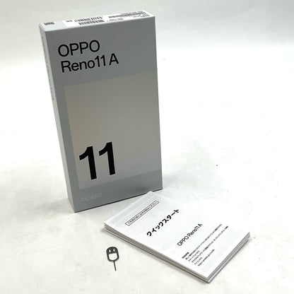 【全額返金保証】【最速発送】OPPO Reno 11A 128GB ダークグリーン Softbank A401OP 白ロム 動作確認済