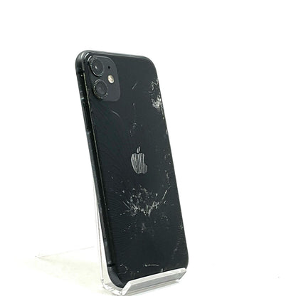 【最速発送】Apple iPhone iPhone 11 128GB ブラック au 白ロム【難有】 73%