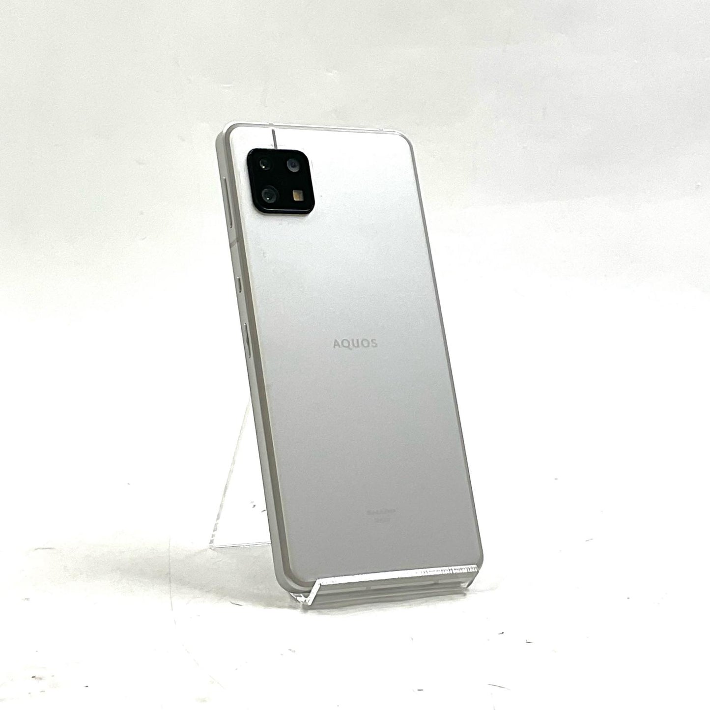 【全額返金保証】【最速発送】SHARP AQUOS sense6s 64GB シルバー SIMフリー SHG07 白ロム 動作確認済