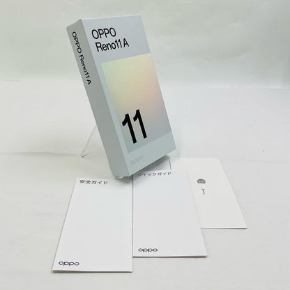 【全額返金保証】【最速発送】OPPO Reno 11A 128GB ダークグリーン 楽天モバイル SIMフリー CPH2603 白ロム 美品 動作確認済