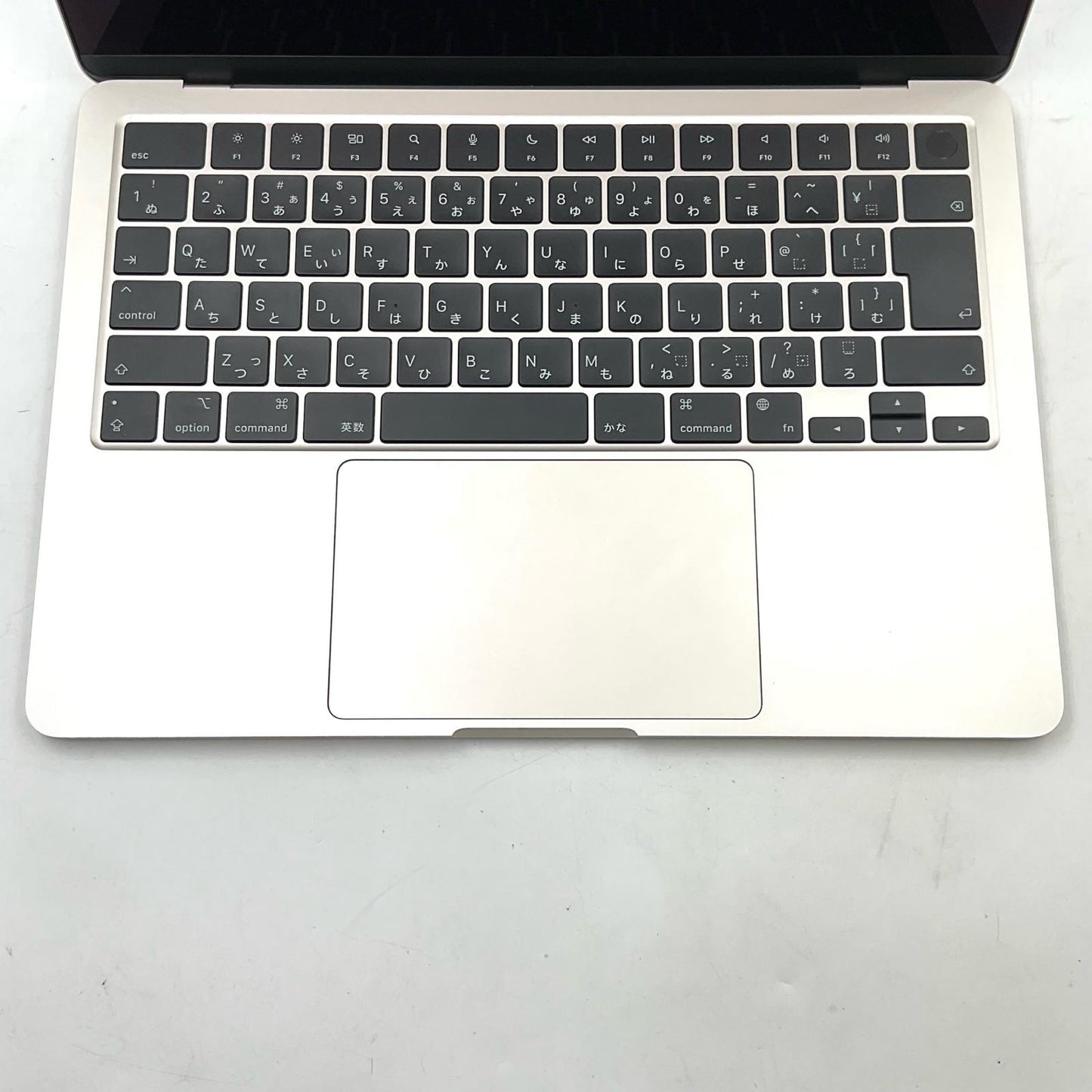 【全額返金保証】【最速発送】Apple MacBook Air 13インチ 2022 M2 8コア 16GB 256GB スターライト 美品 動作確認済