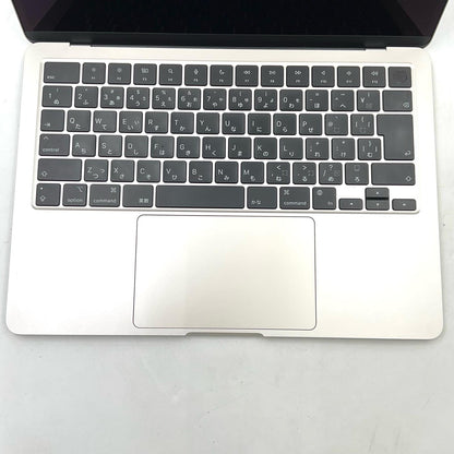 【全額返金保証】【最速発送】Apple MacBook Air 13インチ 2022 M2 8コア 16GB 256GB スターライト 美品 動作確認済