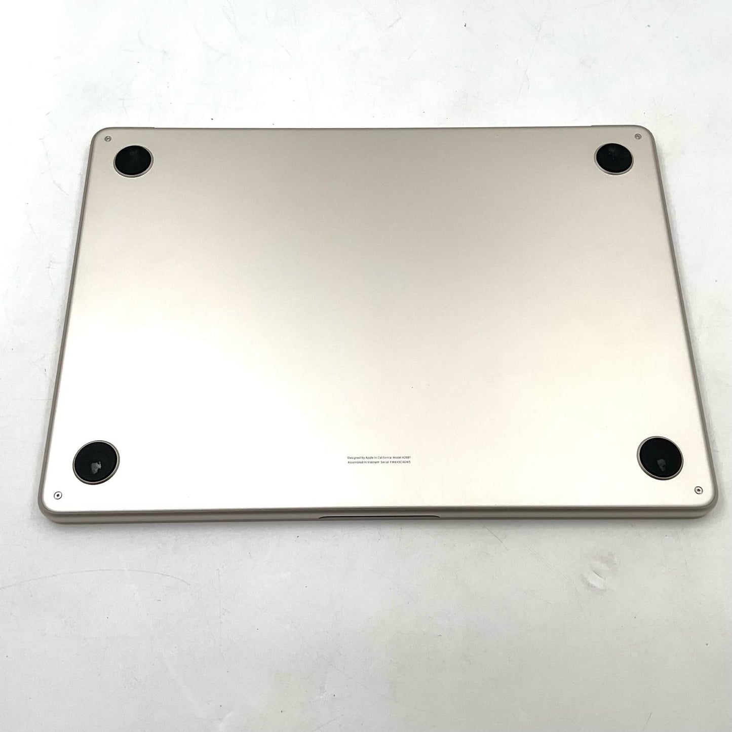 【全額返金保証】【最速発送】Apple MacBook Air 13インチ 2022 M2 8コア 16GB 256GB スターライト 美品 動作確認済