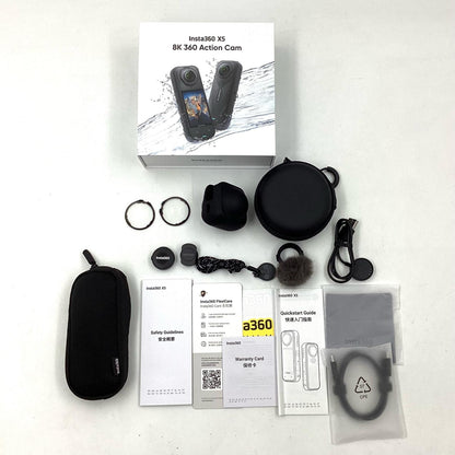 【全額返金保証】【最速発送】Insta360 X5 ブラック 美品 動作確認済