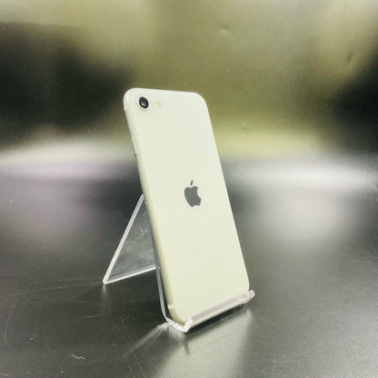 【全額返金保証】【最速発送】Apple iPhone iPhone SE（第2世代） 64GB ホワイト Softbank SIMフリー 白ロム 動作確認済 80%