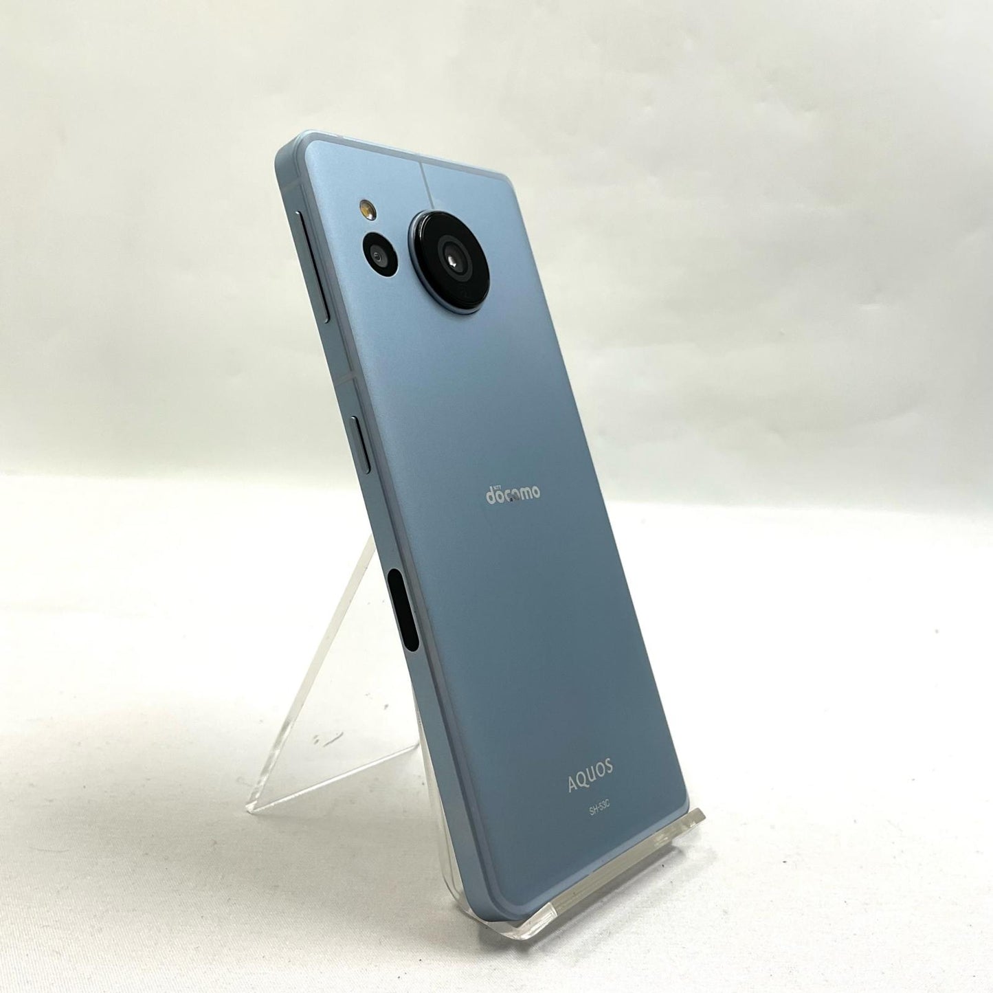 【全額返金保証】【最速発送】SHARP AQUOS sense7 128GB ブルー docomo SH-53C 白ロム 動作確認済