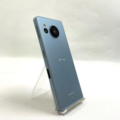 【全額返金保証】【最速発送】SHARP AQUOS sense7 128GB ブルー docomo SH-53C 白ロム 動作確認済