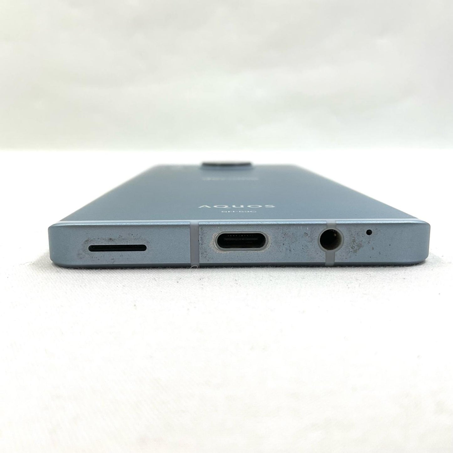 【全額返金保証】【最速発送】SHARP AQUOS sense7 128GB ブルー docomo SH-53C 白ロム 動作確認済