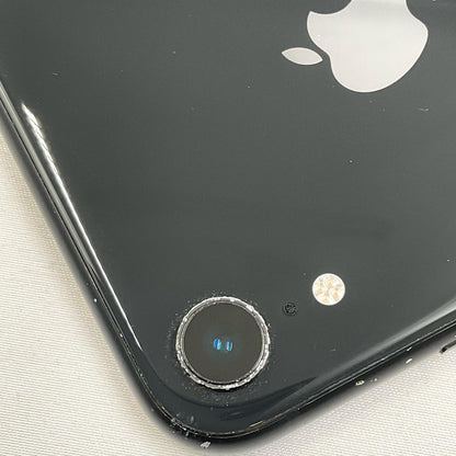 【最速発送】Apple iPhone iPhone XR 64GB ブラック au 白ロム【難有】