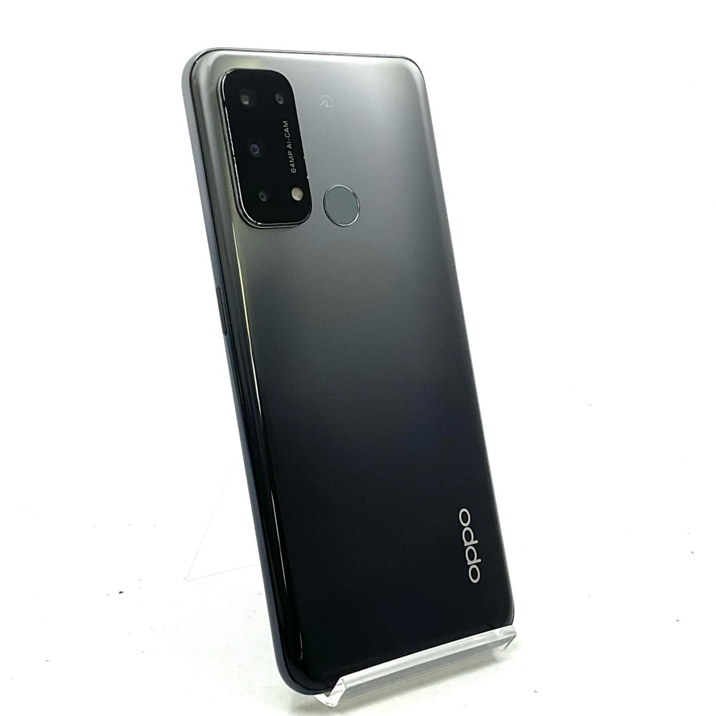 【全額返金保証】【最速発送】OPPO Reno5 A 128GB シルバーブラック Softbank A101OP 白ロム 美品 動作確認済