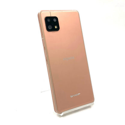 【全額返金保証】【最速発送】SHARP AQUOS sense6s 64GB ライトカッパー 楽天モバイル SH-RM19s 白ロム 美品 動作確認済