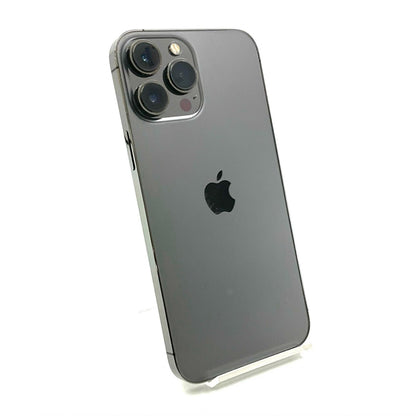【全額返金保証】【最速発送】Apple iPhone iPhone 13 Pro Max 128GB グラファイト au 白ロム 動作確認済 77%