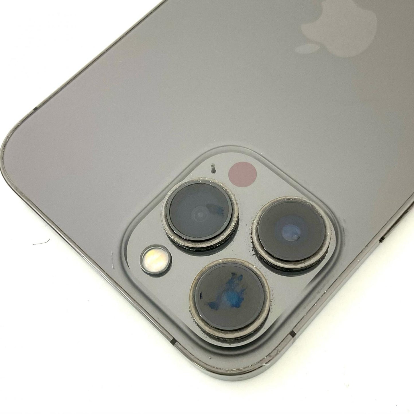【全額返金保証】【最速発送】Apple iPhone iPhone 13 Pro Max 128GB グラファイト au 白ロム 動作確認済 77%