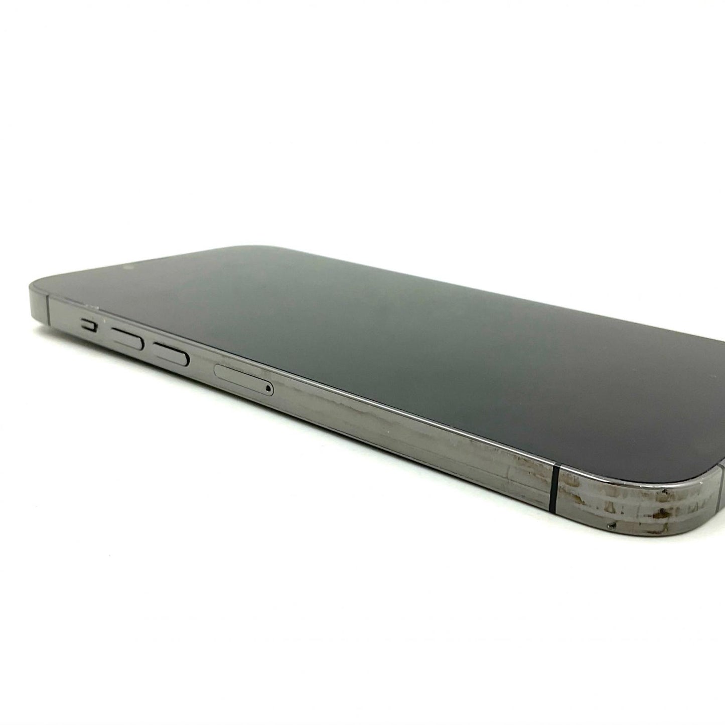 【全額返金保証】【最速発送】Apple iPhone iPhone 13 Pro Max 128GB グラファイト au 白ロム 動作確認済 77%