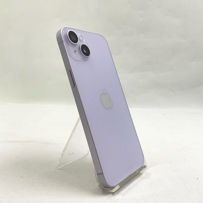 【全額返金保証】【最速発送】Apple iPhone iPhone 14 Plus 128GB パープル au SIMフリー 白ロム 動作確認済 84%
