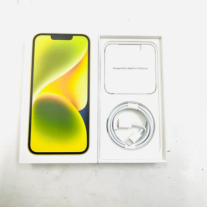 【全額返金保証】【最速発送】Apple iPhone iPhone 14 128GB イエロー SIMフリー 白ロム 美品 動作確認済 85%