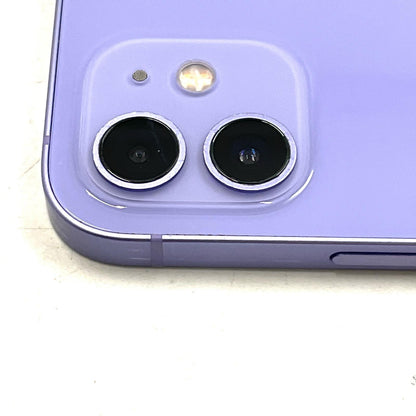 【全額返金保証】【最速発送】Apple iPhone iPhone 12 128GB パープル docomo 白ロム 美品 動作確認済 89%