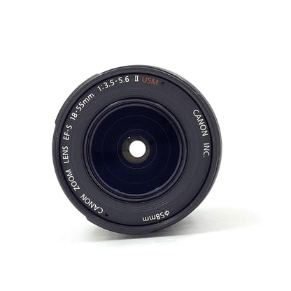 【全額返金保証】【最速発送】Canon EF-S 18-55mm F3.5-5.6 II 美品 動作確認済