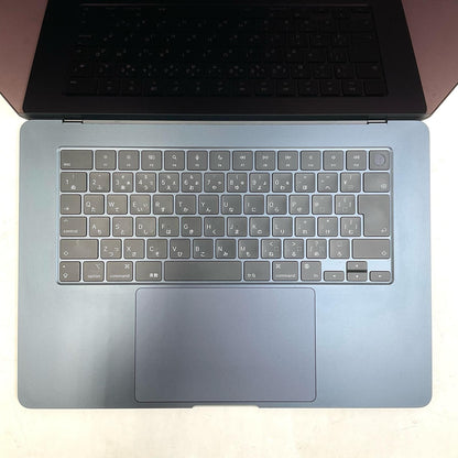 【全額返金保証】【最速発送】Apple MacBook Air 15.3インチ 2023 M2 8コア 8GB 256GB ミッドナイト 100% 美品 動作確認済