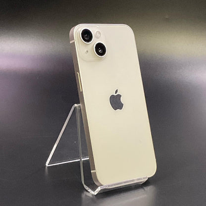 【全額返金保証】【最速発送】Apple iPhone iPhone 14 256GB スターライト au 白ロム 動作確認済 81%