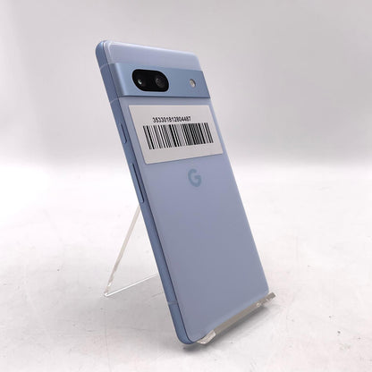 【全額返金保証】【最速発送】Google Pixel 7a 128GB Sea au SIMフリー 白ロム 超美品 動作確認済