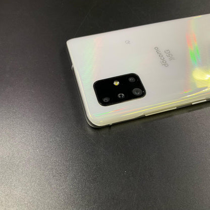 【全額返金保証】【最速発送】SAMSUNG Galaxy A51 5G 128GB docomo SC-54A 白ロム 美品 動作確認済