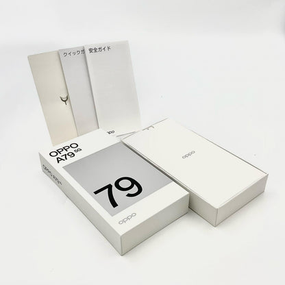 【全額返金保証】【最速発送】OPPO A 79 5G 128GB ミステリーブラック SIMフリー CPH2557 白ロム 美品 動作確認済