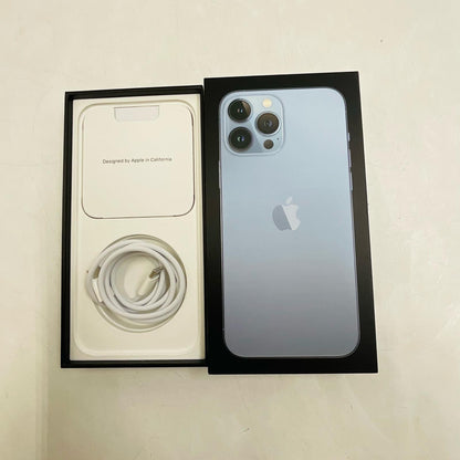 【全額返金保証】【最速発送】Apple iPhone iPhone 13 Pro Max 512GB シエラブルー docomo SIMフリー 白ロム 動作確認済 83%