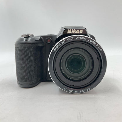 【全額返金保証】【最速発送】Nikon コンパクトデジタルカメラ COOLPIX L340 [ブラック] 美品 動作確認済