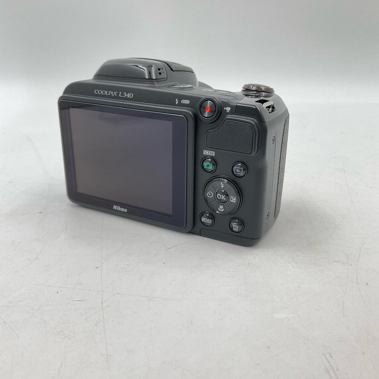 【全額返金保証】【最速発送】Nikon コンパクトデジタルカメラ COOLPIX L340 [ブラック] 美品 動作確認済
