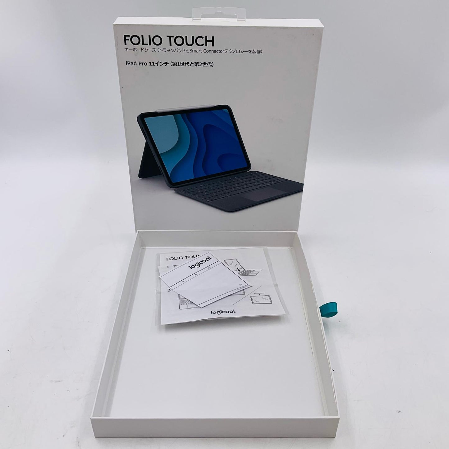 【全額返金保証】【最速発送】Logicool Folio Touch ipad Pro 11インチ（第１世代と第２世代） YU0043 美品 動作確認済