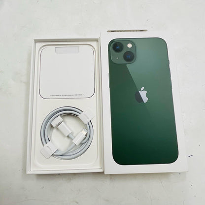 【全額返金保証】【最速発送】Apple iPhone iPhone 13 128GB グリーン au 白ロム 動作確認済 89%