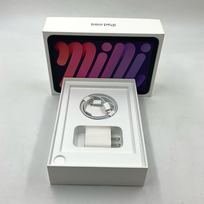 【全額返金保証】【最速発送】Apple iPad mini 8.3インチ 第6世代 256GB パープル WiFi+Cellular SIMフリー 動作確認済