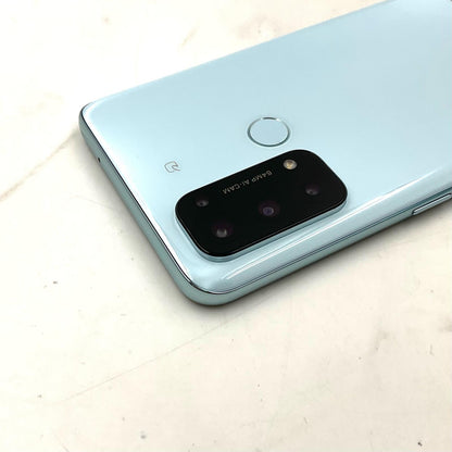 【全額返金保証】【最速発送】OPPO Reno 5 A 128GB アイスブルー Softbank A103OP 白ロム 美品 動作確認済