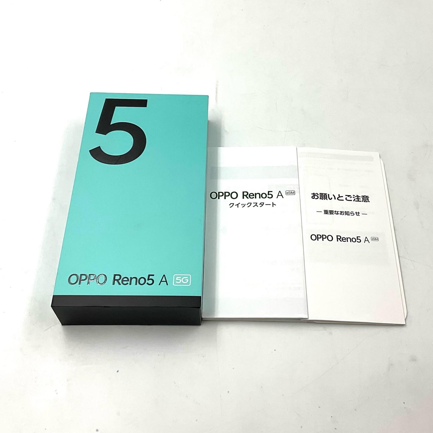 【全額返金保証】【最速発送】OPPO Reno 5 A 128GB アイスブルー Softbank A103OP 白ロム 美品 動作確認済