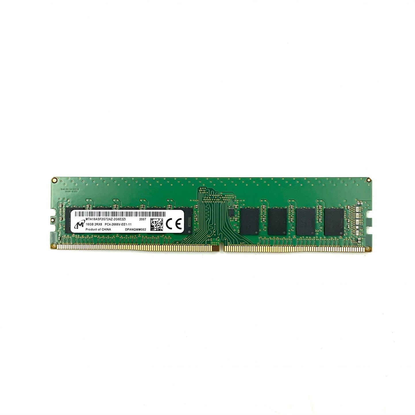 【全額返金保証】【最速発送】Micron メモリ 16GB PC4-2666V-EE1-11 MTA18ASF2G72AZ-2G6E2ZI 美品 動作確認済