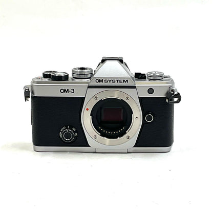【全額返金保証】【最速発送】OM SYSTEM デジタル一眼 OM-3 シルバー 超美品 動作確認済