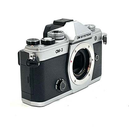 【全額返金保証】【最速発送】OM SYSTEM デジタル一眼 OM-3 シルバー 超美品 動作確認済