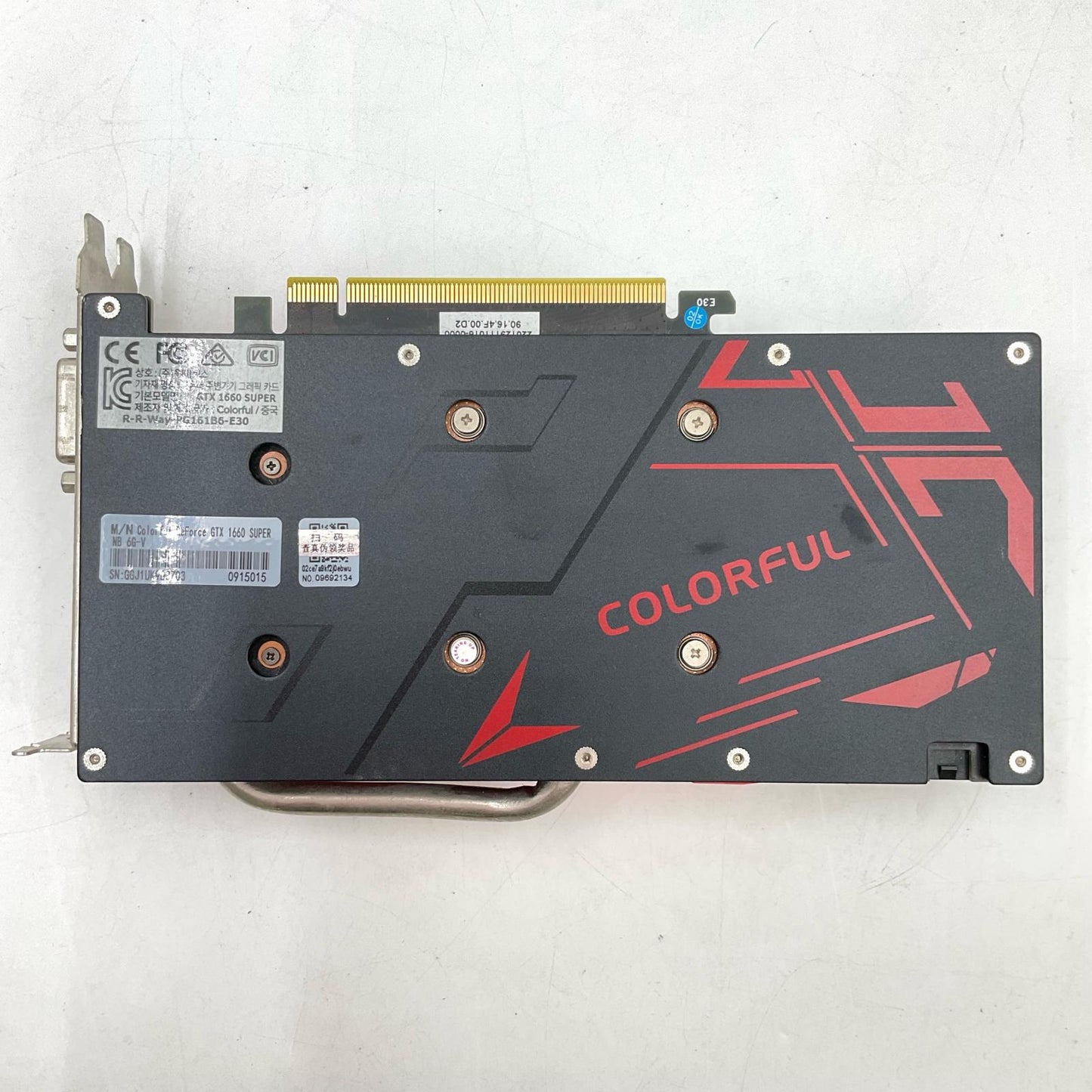 【全額返金保証】【最速発送】Colorful グラフィックボード GeForce GTX 1660 SUPER NB 6G-V 美品 動作確認済