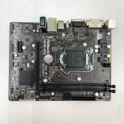 【全額返金保証】【最速発送】ASRock マザーボード H81M-HDS 美品 動作確認済