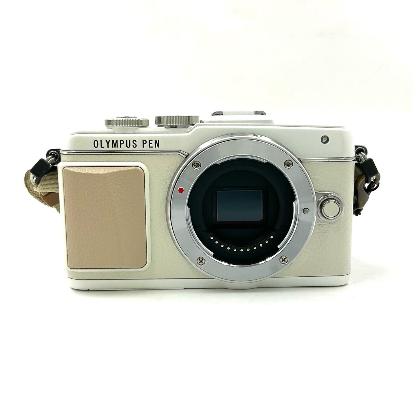 【全額返金保証】【最速発送】OLYMPUS デジタル一眼 PEN Lite E-PL7 ボディ ホワイト 美品 動作確認済