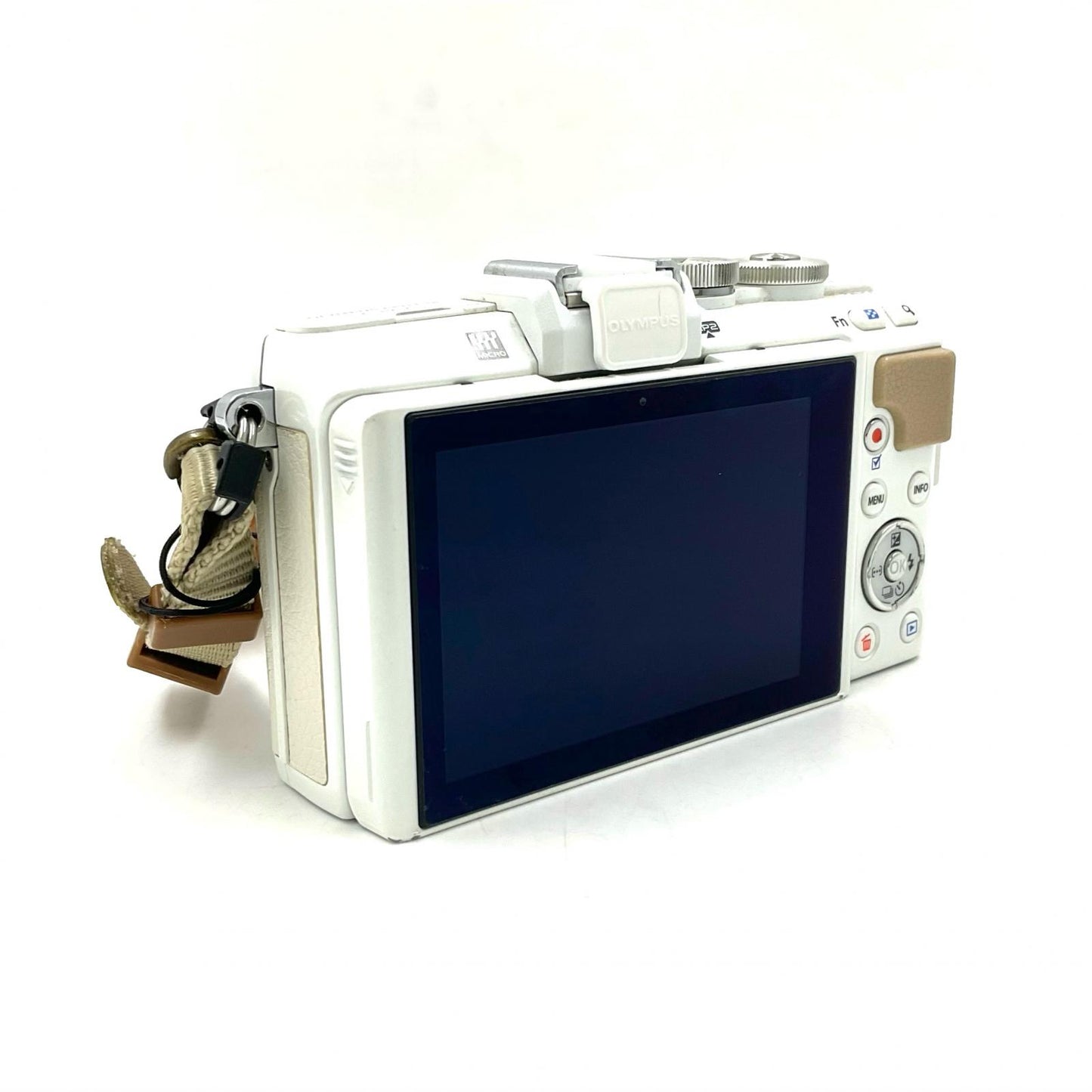 【全額返金保証】【最速発送】OLYMPUS デジタル一眼 PEN Lite E-PL7 ボディ ホワイト 美品 動作確認済
