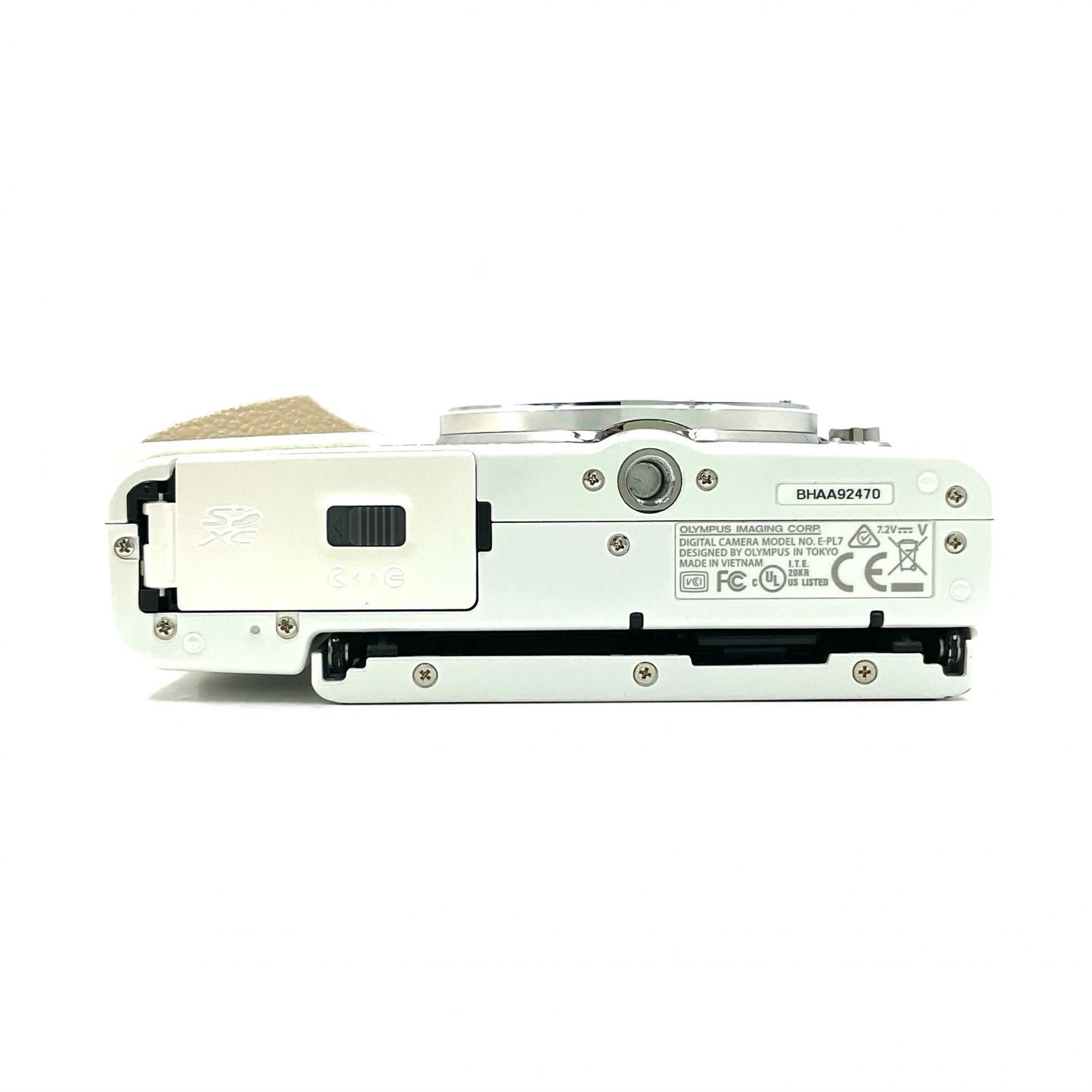 【全額返金保証】【最速発送】OLYMPUS デジタル一眼 PEN Lite E-PL7 ボディ ホワイト 美品 動作確認済