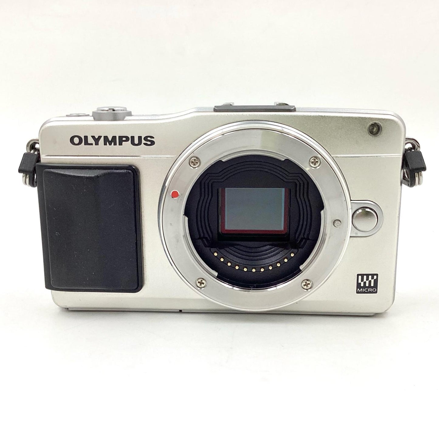 【全額返金保証】【最速発送】OLYMPUS デジタル一眼 PEN mini E-PM2 ボディ シルバー 美品 動作確認済