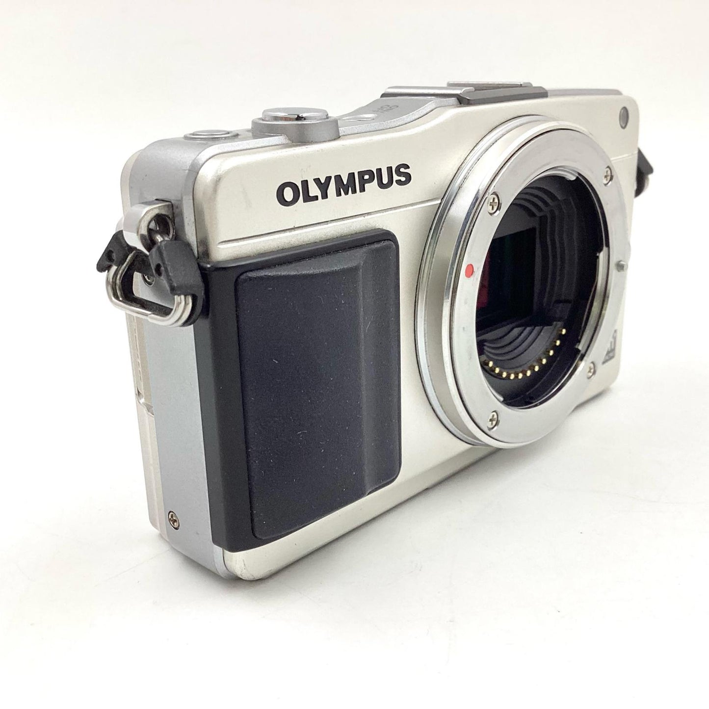 【全額返金保証】【最速発送】OLYMPUS デジタル一眼 PEN mini E-PM2 ボディ シルバー 美品 動作確認済